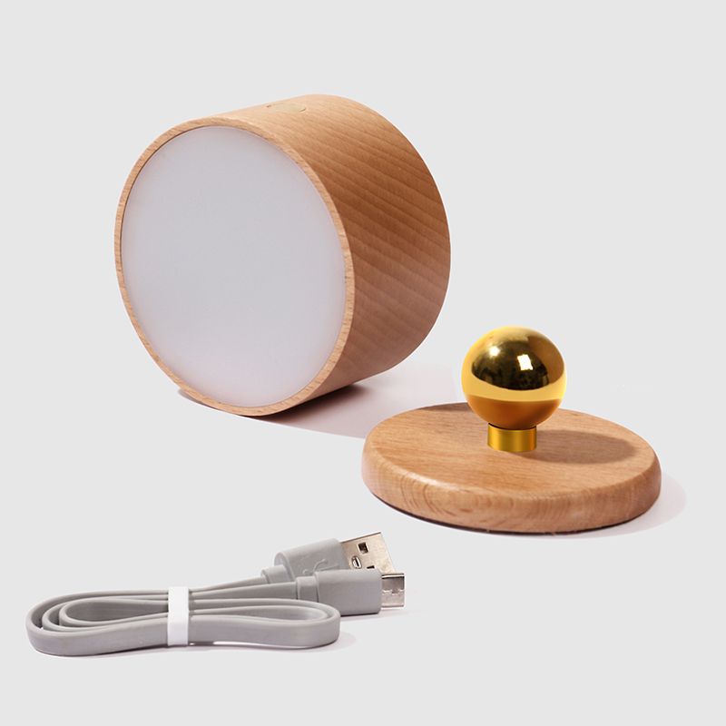 Wooden Wall Sconce Lighting Modern Style Wall Lamp for Bedroom