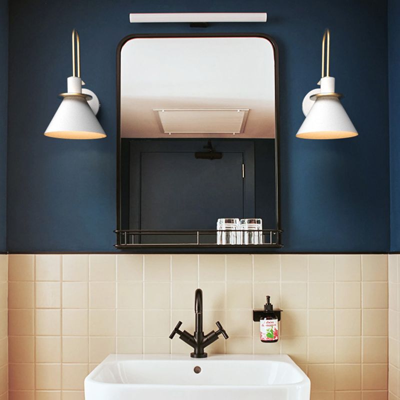 Cone Shape Metal Sconce Light Modern Style Wall Sconce Light for Dining Room