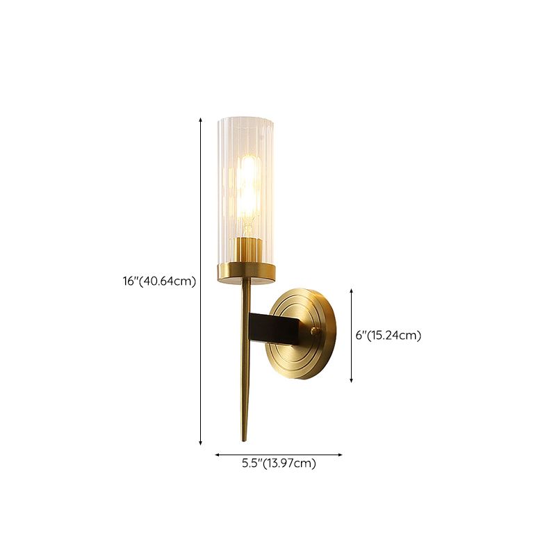 Unique Shape Wall Mount Light Fixture Modern Wall Mounted Lighting in Gold