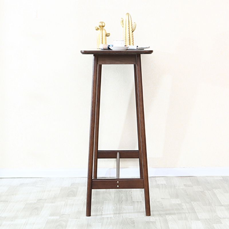 Solid Wood Counter Height Dining Table Modern Patio Bar Table