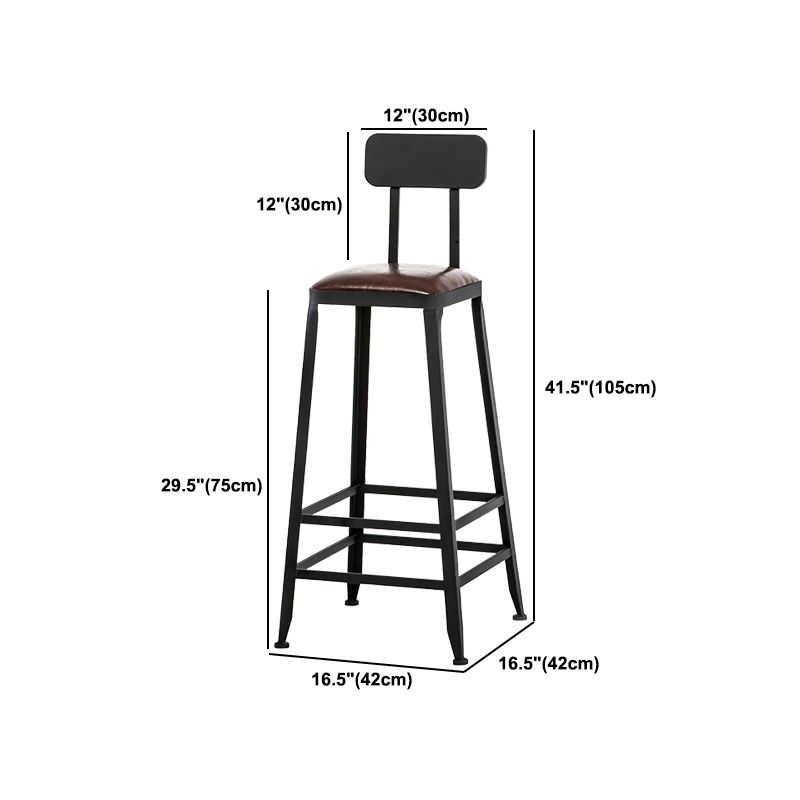 1/4/7/9 Pieces Industrial Iron Bar Table Set Rectangle Pine Wood Bistro Set with Footrest