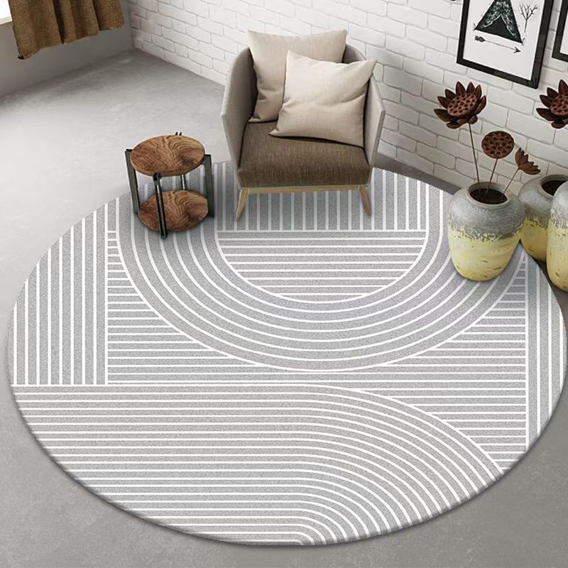 Hellbrauner Farbstück Teppich Polyester Nordischer Teppich Färbung widerstandsfähiger Teppich für Wohnkultur