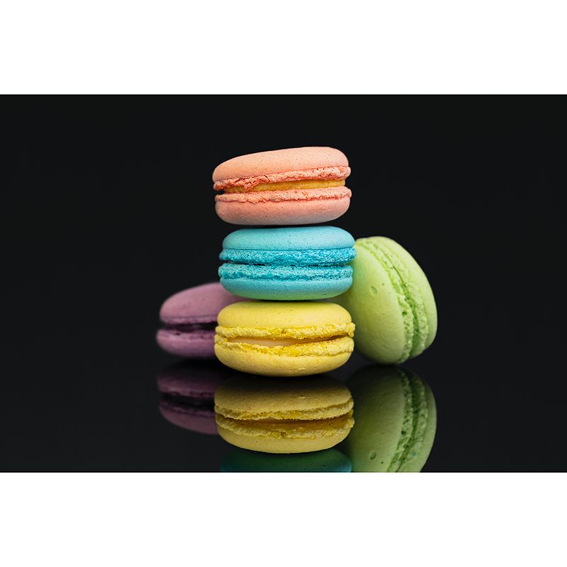 Photography Stain Resistant Mural Wallpaper Dessert Pattern Sleeping Room Wall Mural