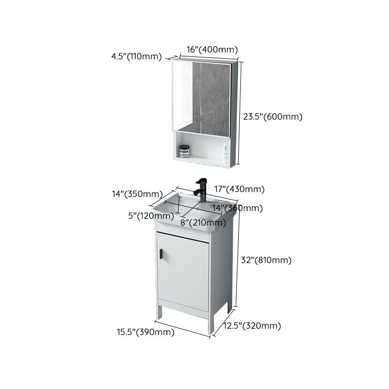 Modern Sink Vanity Free-standing Standard White Vanity Cabinet