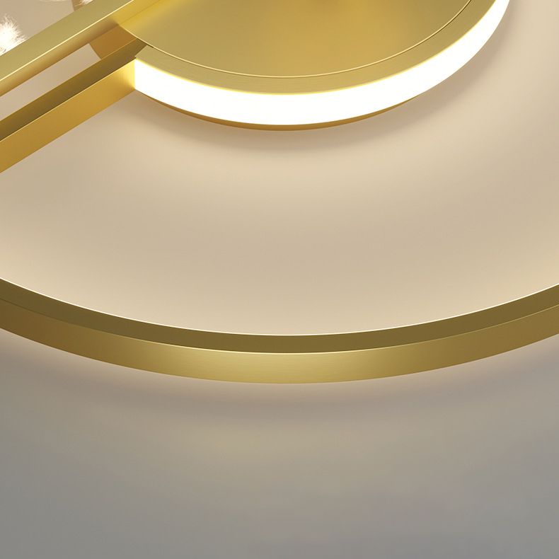 Round Flush Light Fixtures Eenvoud Acryl Plafond Light Fixtures voor Slaapkamer