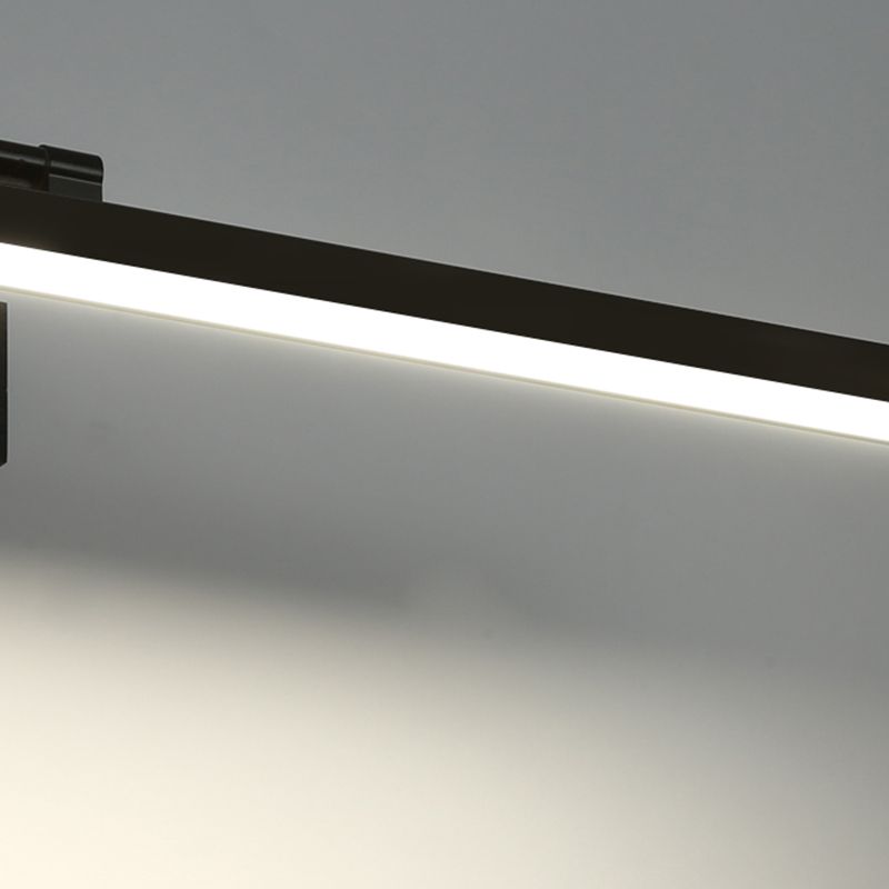 Lineare Schattenschwung Armwand Beleuchtung moderner Metall 1 hellleuchte Lampe in Schwarz
