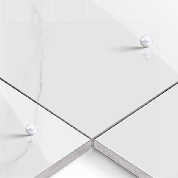 Polished Mixed Material Floor Tile No Pattern Singular Floor Tile