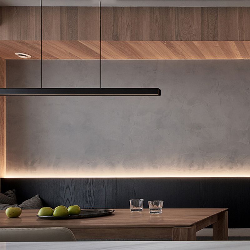 Estilo moderno lineal isla livera metal 1- Luz de luz de luz de luz