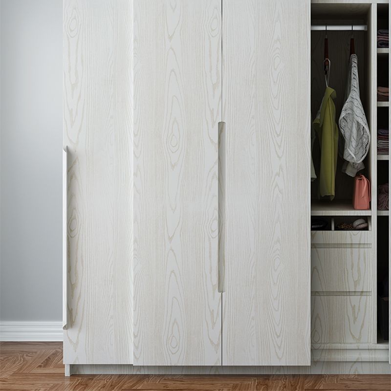 Multi-Color Reclaimed Wood Wallpaper Roll Peel and Stick Industrial Living Room Wall Art