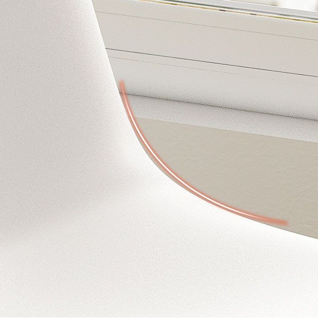 Sedia laterale per interni in legno moderno contemporaneo.
