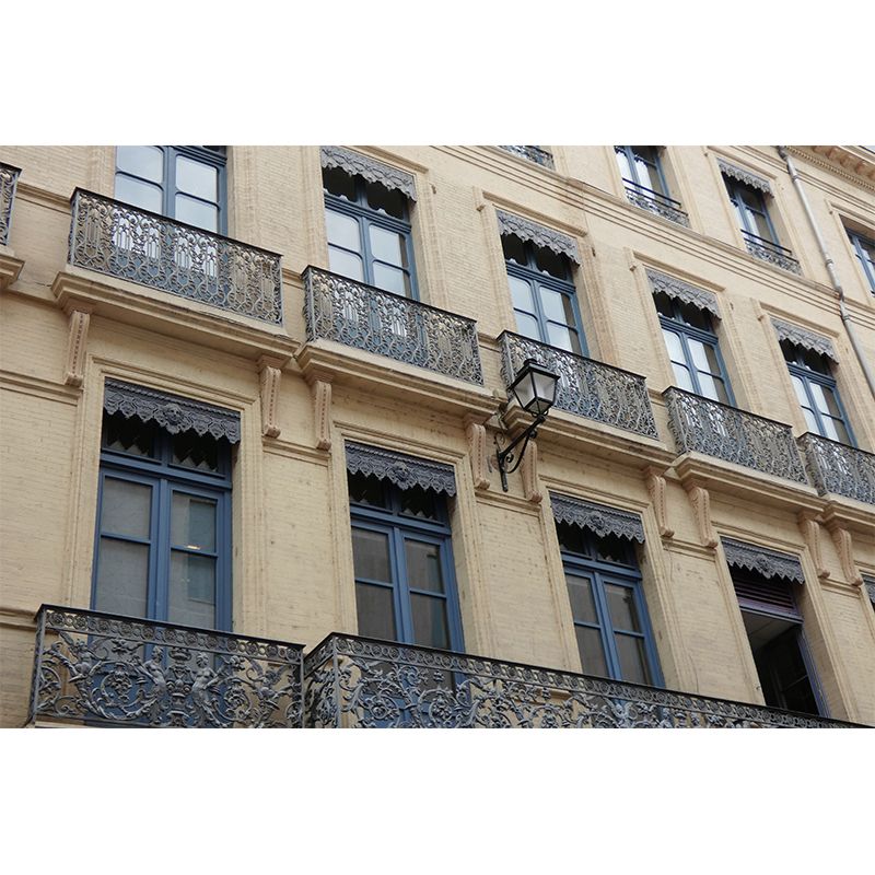 Simple City Building Wall Covering Murals Vinly Home Art Decoration, Waterproofing