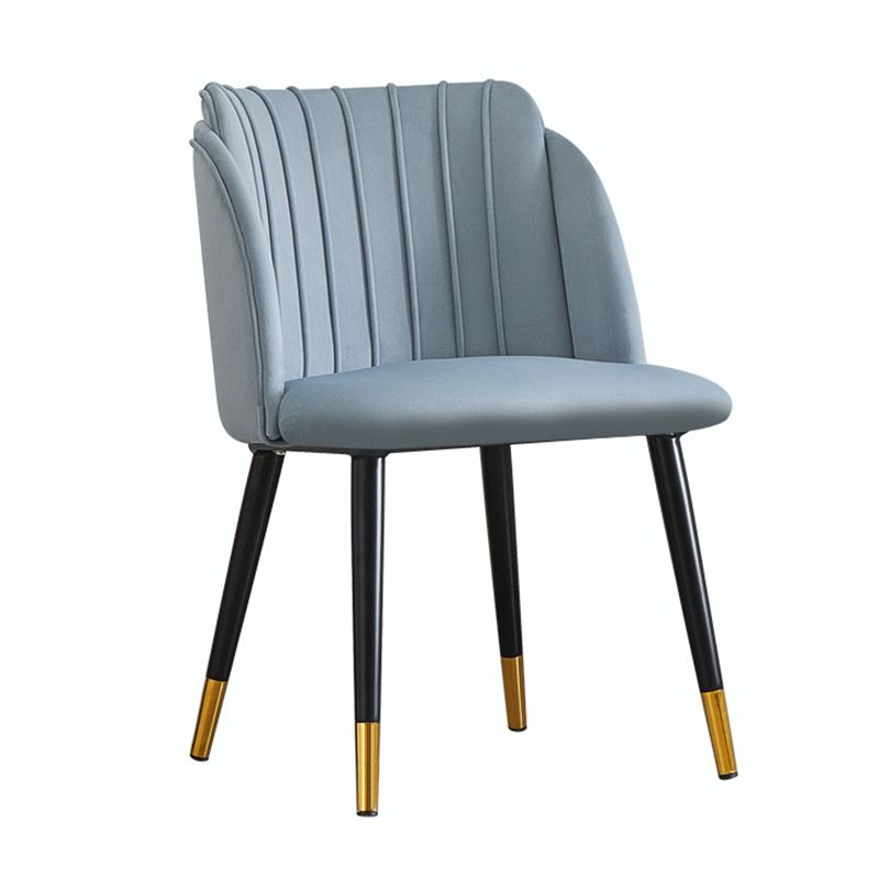 Silla lateral tapizada escandinava del hotel Parsons Silla de comedor con acabado mate