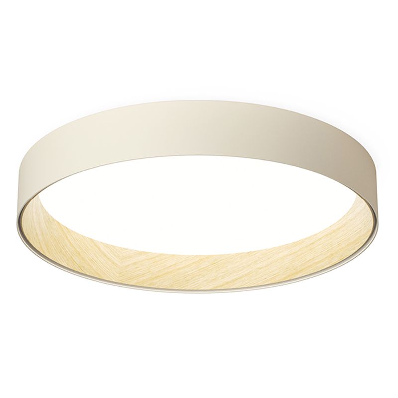Minimalism Aluminum LED Ceiling Mounted Light Cylinder 1-Light Flush Light for Living Room