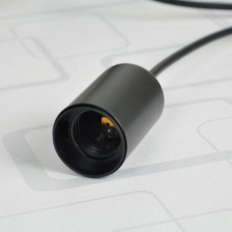 Industrielle schwarze Spinne hängend hängendes Licht, Metallheizlicht mit langem Seil für Innenräume