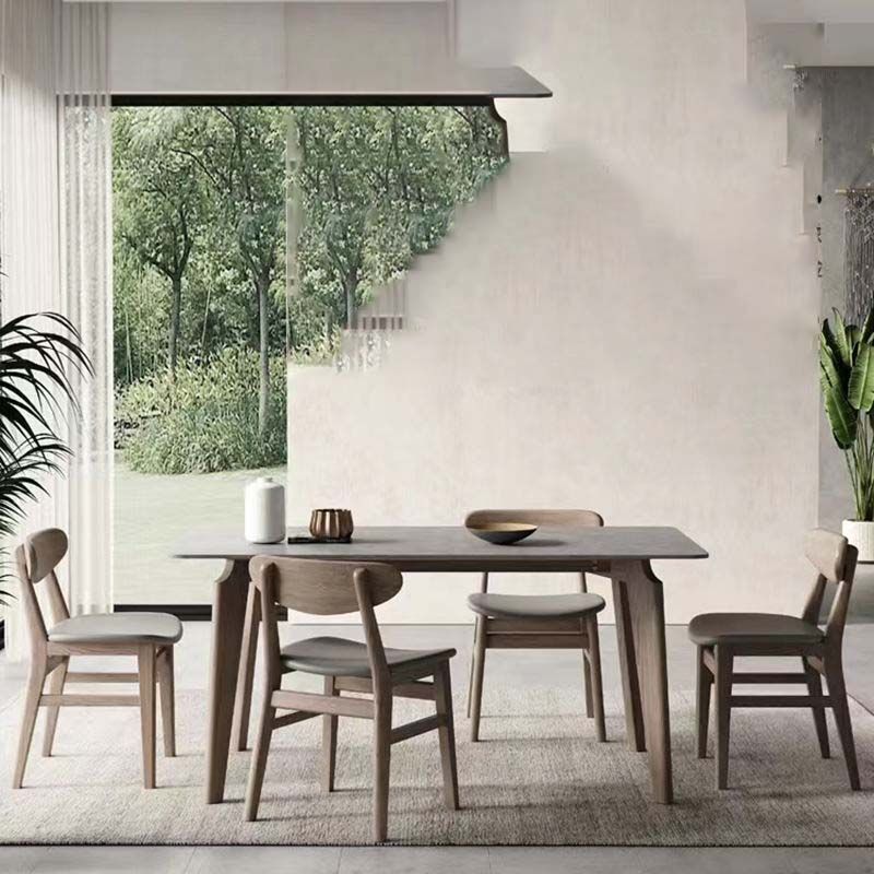 Modern Dining Sintered Stone Table Dining Rectangle Table for Home Use