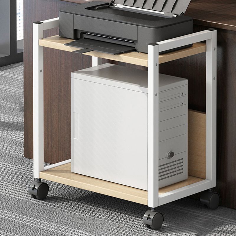 Adjustable and Metal Bookcase 11.8-inch Wide Contemporary Bookshelf