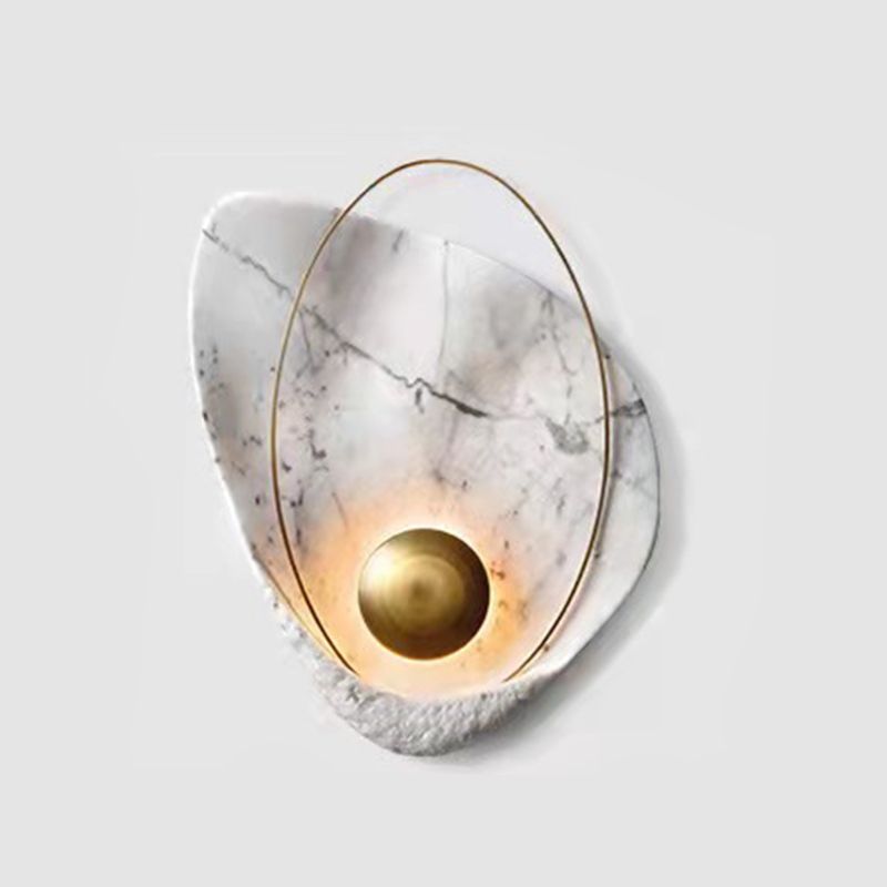 16" High Nordic Metal Wall Light Geometric LED Wall Sconce for Living Room