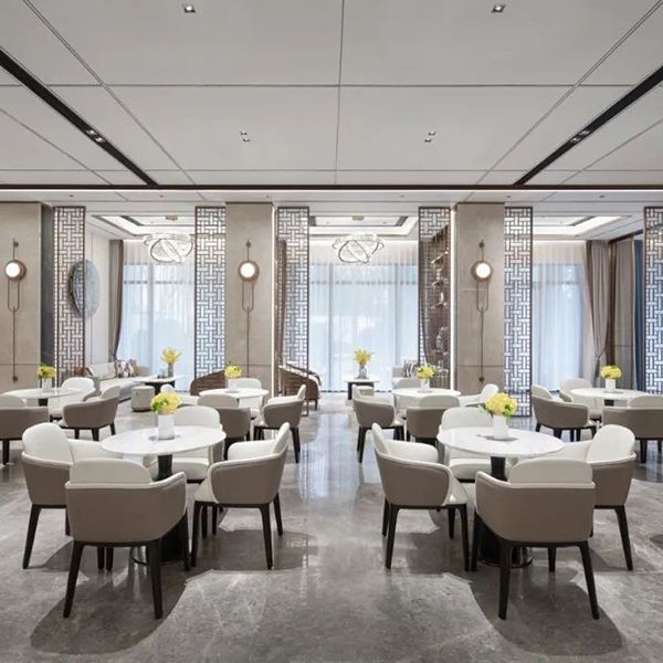 Faux Leather Dining Chairs Industrial Style Arm Chair with Black Leg