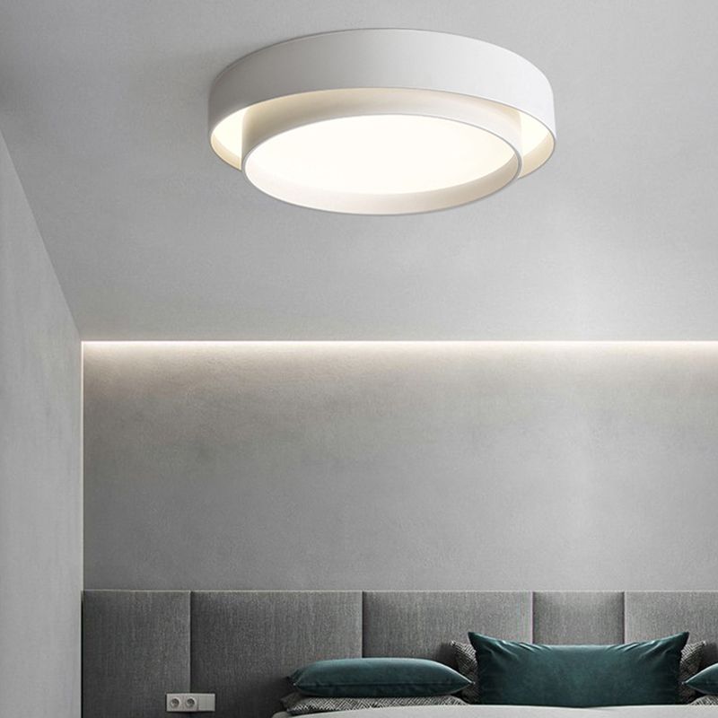 Ronde inbouw plafondlamp Moderne stijl LED metalen plafondlamp