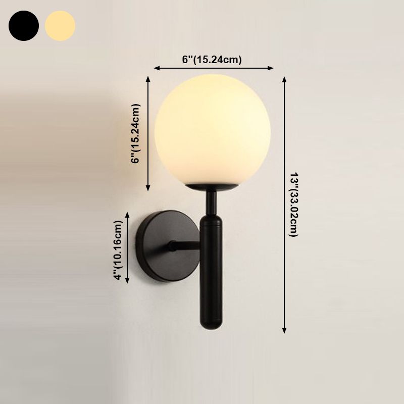 Contemporáneo 1 cabeza de pared de pared de vidrio ligero aplastador para sala de estar para sala de estar