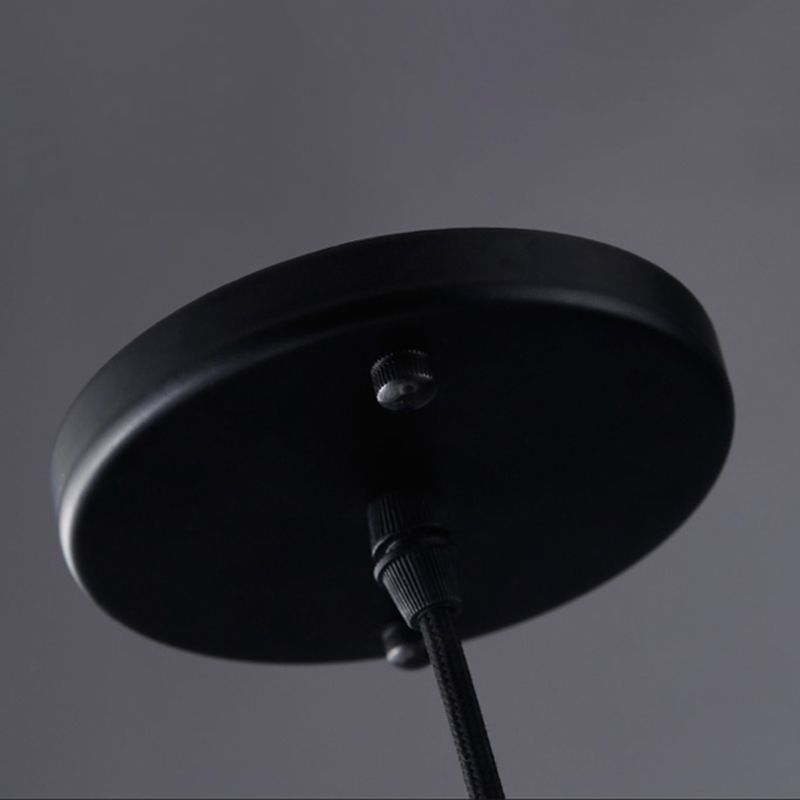 Luce industriale nera Luce a 1 luci a 1 luci Affalsarsi del soffitto per sala da pranzo