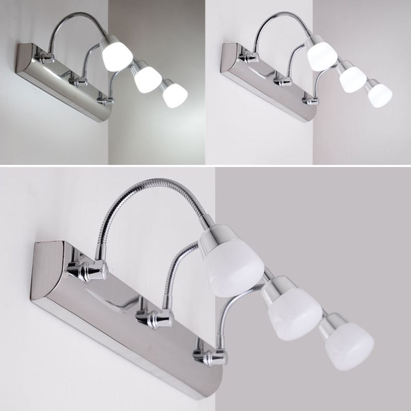 Metal Linear Vanity Lighting Contemporary Style Multi Lights Vanity Sconce Lights
