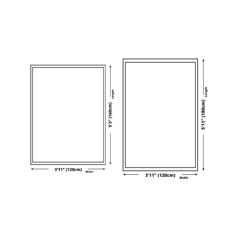 Artistical Color Block Rug Polyester Cloud Rug Washable Rug for Home Decor