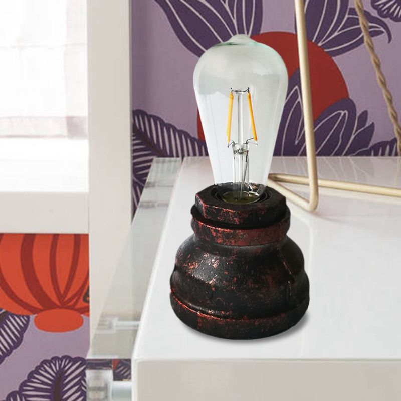 Lumo metallico a 1 lughipla Light Vintage Vintage Vintage/Gold Finitura nuda Studio Studio Plug in Lampada da tavolo