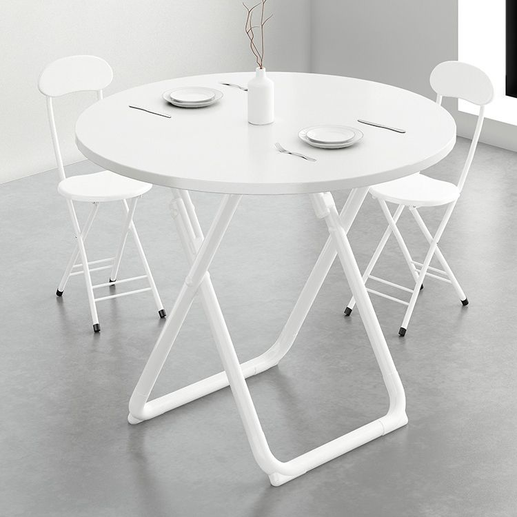 Contemporary Wood Top DiningRoomSet Foldable Dining Table Furniture for Dining Room