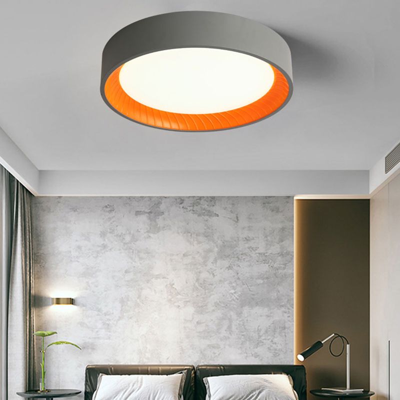 Modern LED Flush Mount Light Acrylic Shade Ceiling Lamp for Living Room Meeting Room