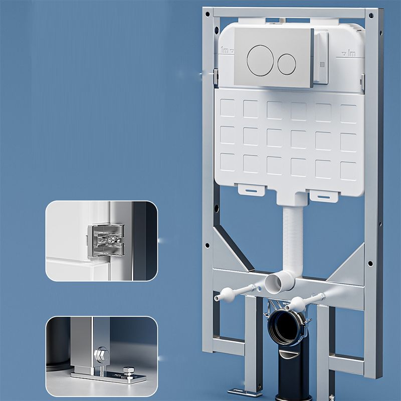 Modern Wall Mounted Flush Toilet White Urine Toilet with Seat for Bathroom