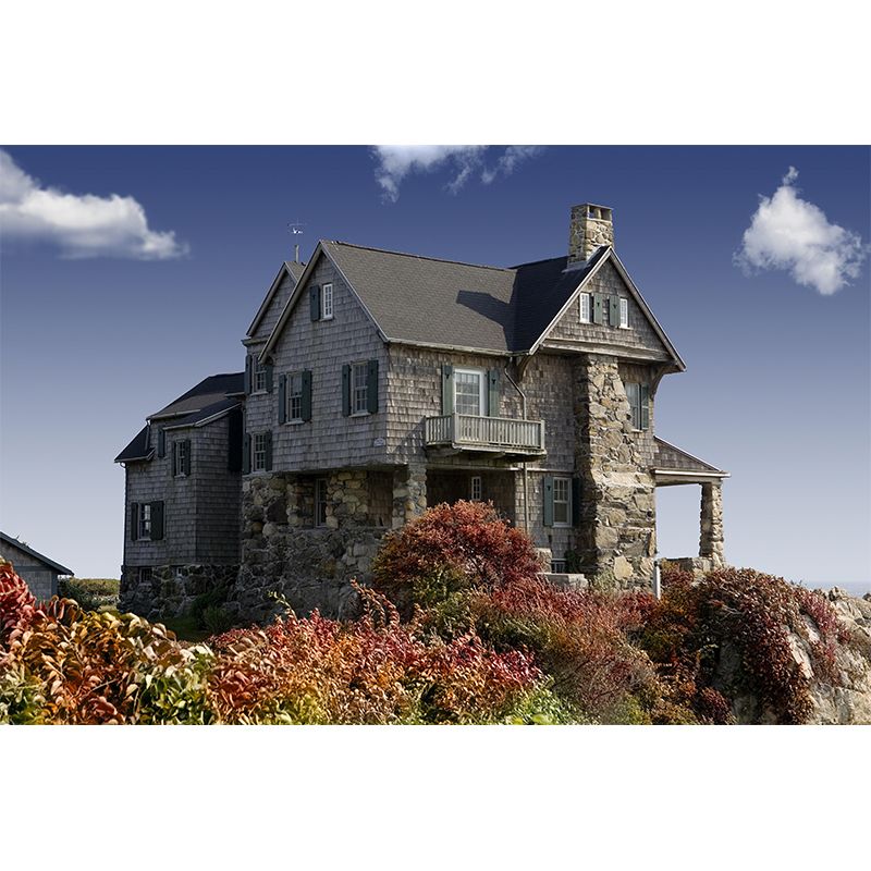 Country House Wall Mural Decal Eco-friendly Mural Wallpaper for Living Room