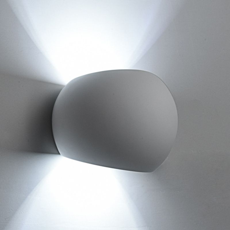 Stone Geometric Sconce Lights Modern Style 2 Lights Wall Lighting Fixtures
