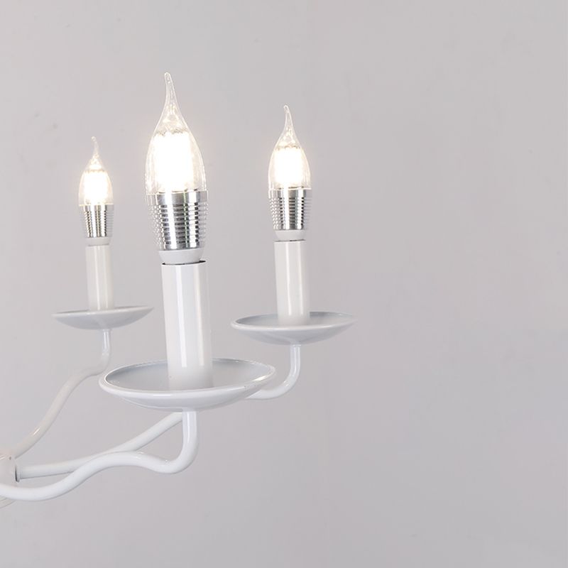 Traditional Metal Pendant Light Sputnik Cylinder Ceiling Light for Dining Room