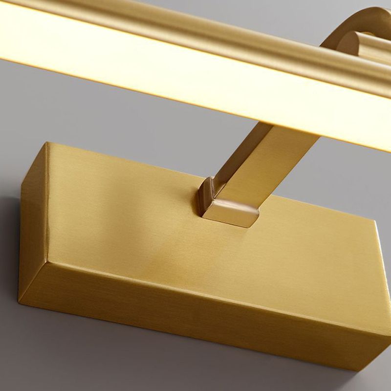 American Style Brass Vanity Light Strip 1 Light LED Mirror Light pour la salle de bain