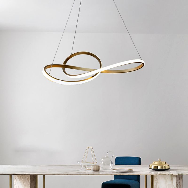 Lampadella a spirale Lightier Light Modern Metal 1 Light Lightier Aiughting