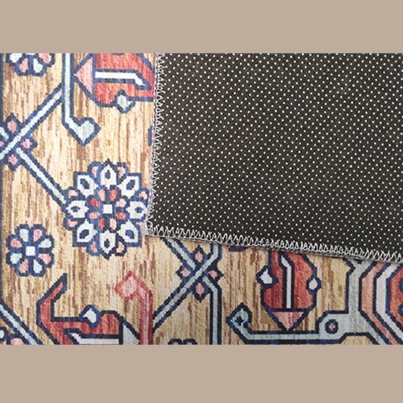 White Tone Nordic Rug Polyester Color Block Indoor Rug Anti-Slip Backing Carpet for Home Decoration