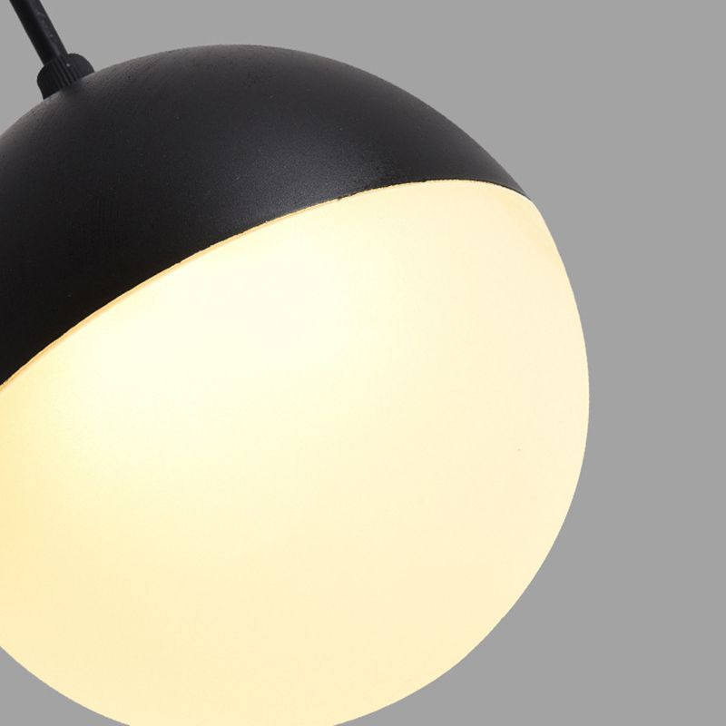 Industriel 1-Light Light Light Metal Swag Pendant Light pour le salon de la chambre