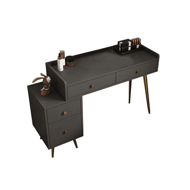 4 Drawers Makeup Table Desk Vanity - 30.7"H Vanity Table with Cabinets
