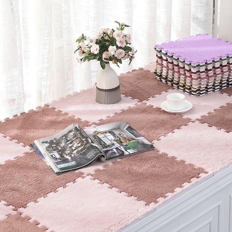 Fade Resistant Level Loop Carpet Tile Non-Skid Interlocking Bedroom Carpet Tiles