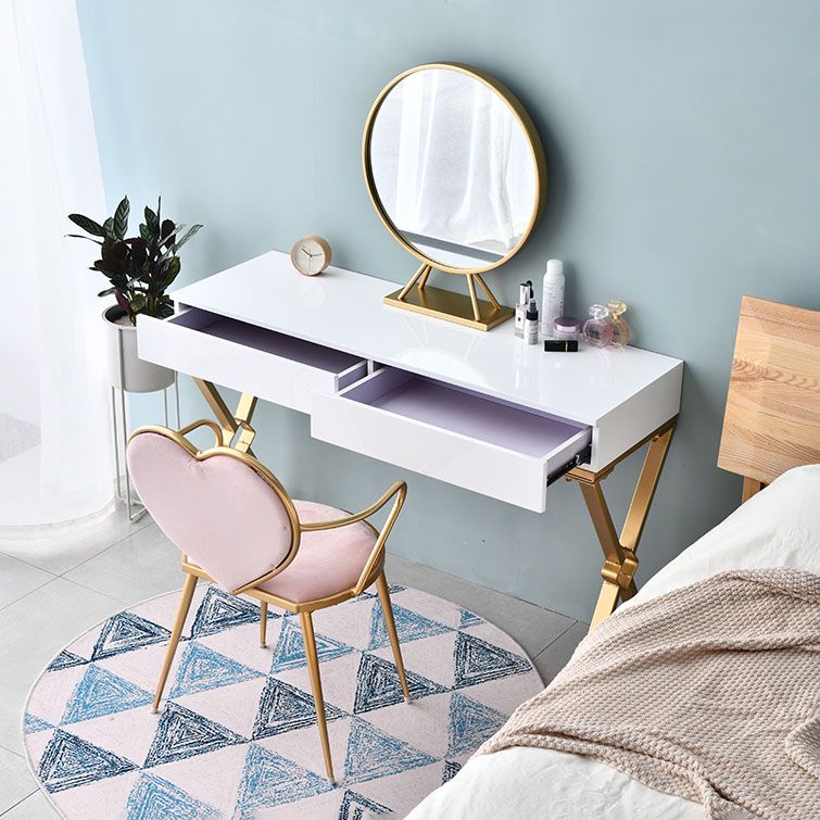 El comedor del terciopelo de Glam preside la silla de comedor del brazo del metal para el uso del restaurante