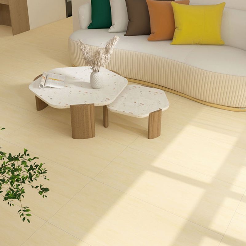 Light Brown Wooden Pattern Tile Rectangular Singular Tile for Living Room