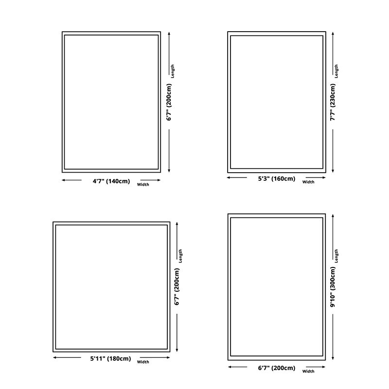 Fashionable Modern Carpet Polyester Striped Carpet Washable Carpet for Home Decor