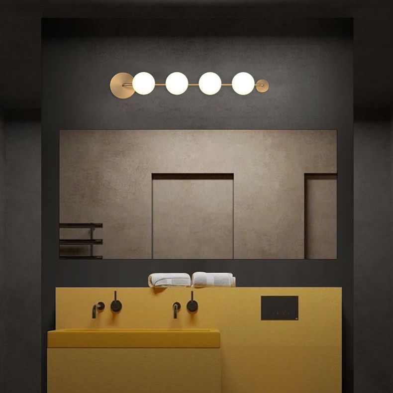 Contemporary Global Wall Mounted Light Metal Vanity Wall Lamps for Bathroom