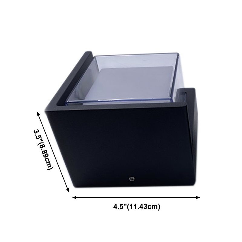 Lámparas de luz geométricas contemporáneas de metal 1 lámparas de pared ligeras