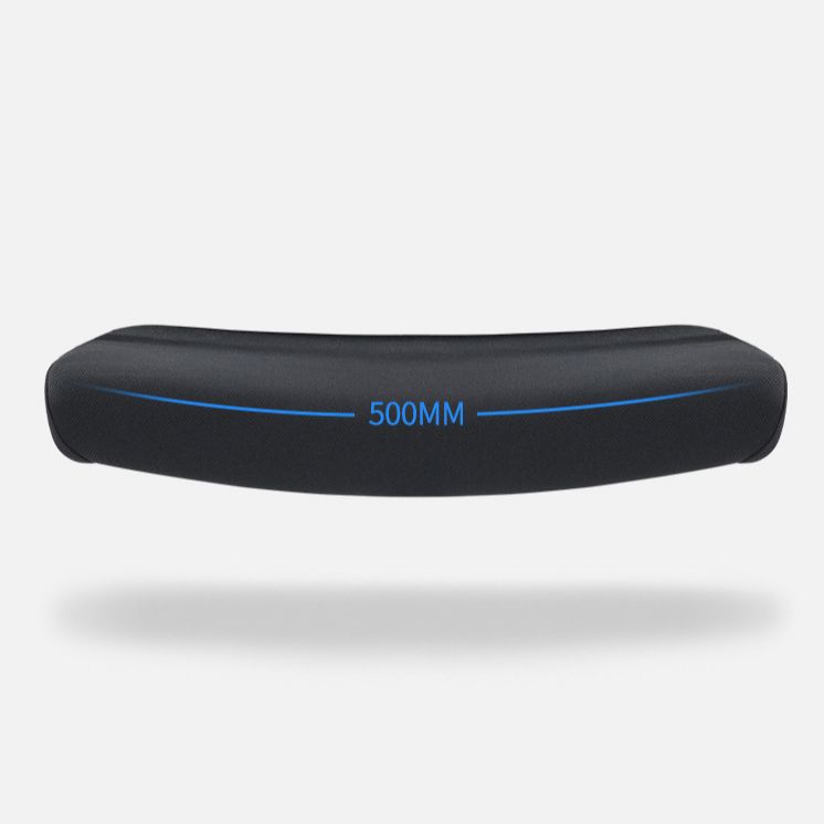 Ergonomic Mesh Desk Chair Modern Style Fixed Arms Chair with Swivel Casters