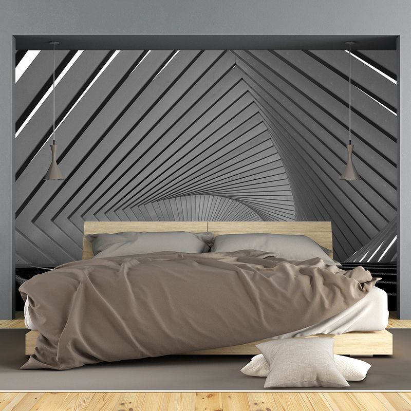 Peculiar Geometry Mural Wallpaper Contemporary Wall Covering for Home Decor