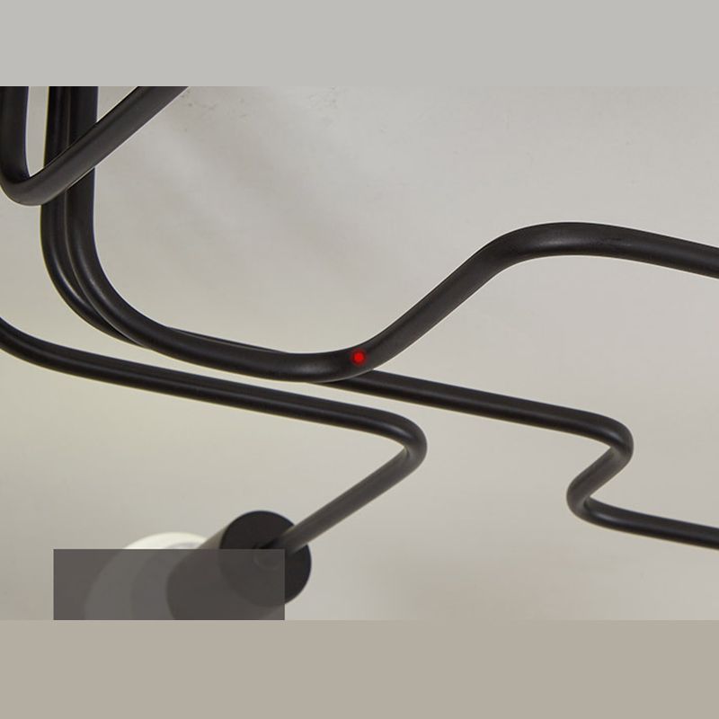 Blootgestelde lamp, plafondmontage, kroonluchter, industriële metalen verlichtingsarmatuur