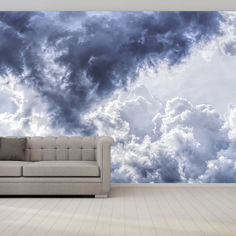 Beautiful Sky Photography Mural Wallpaper Environment Friendly Living Room Wall Mural