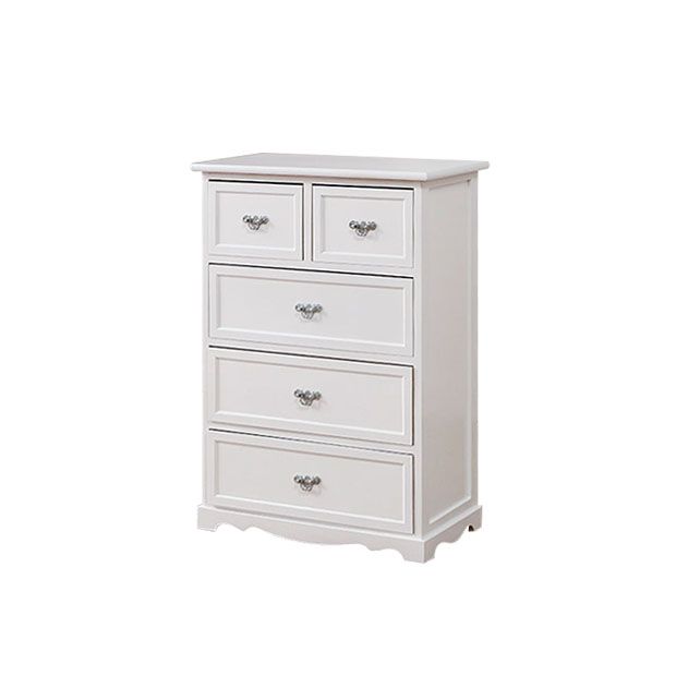 12" W Solid Wood Lingerie Chest Vertical Storage Chest with Drawers